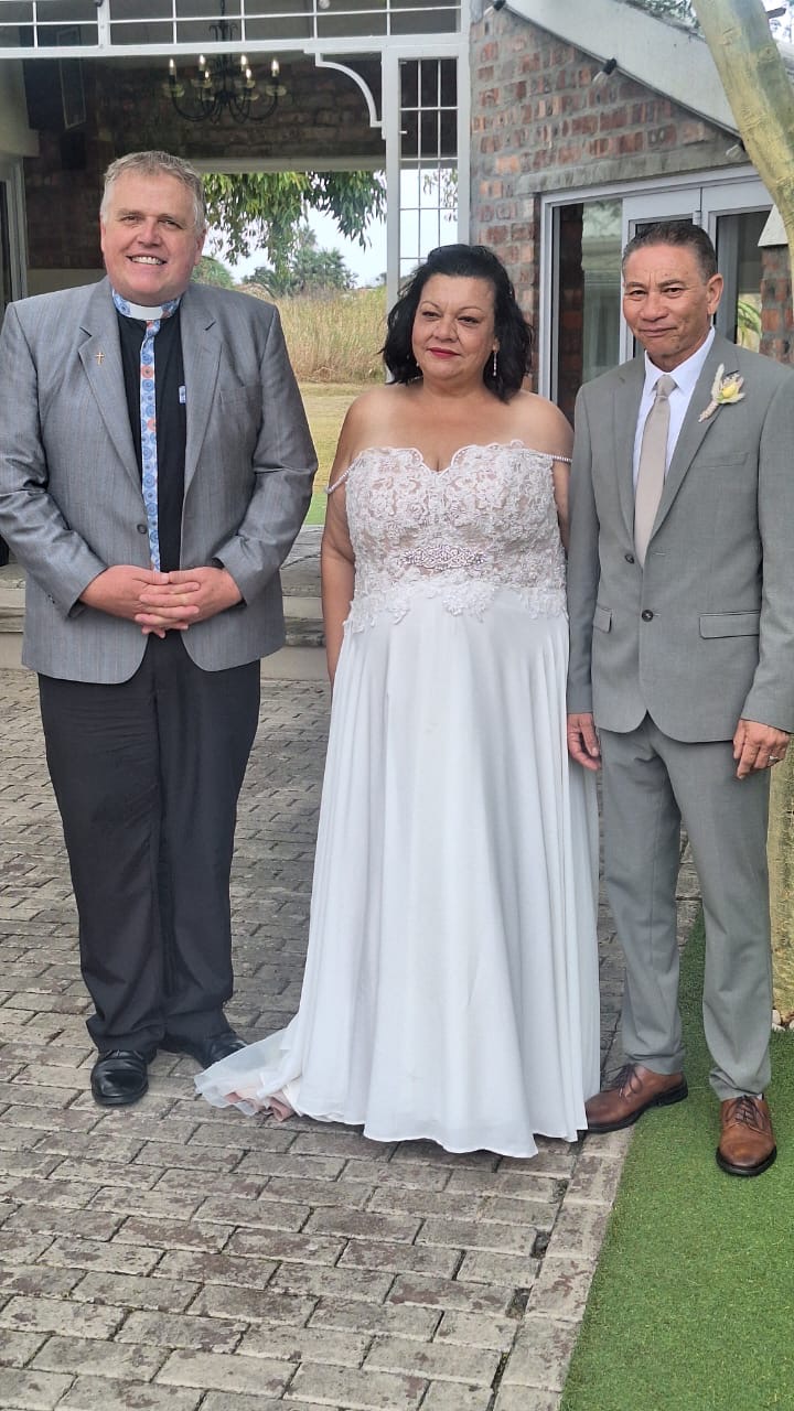 Wedding ceremony by Dr. Gerrit Rademeyer in Beaufort West