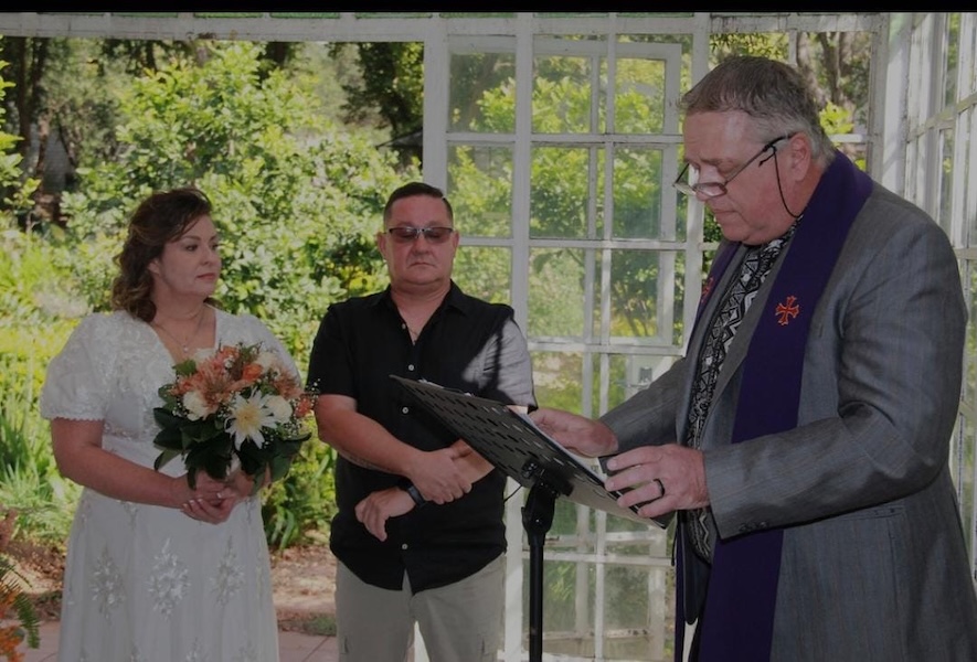 Wedding ceremony by Dr. Gerrit Rademeyer in Beaufort West
