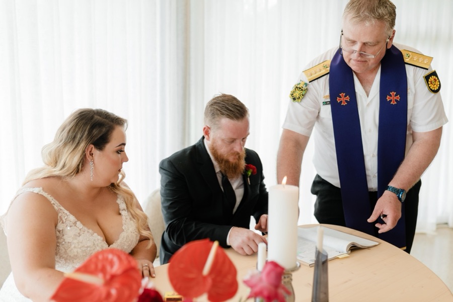 Wedding ceremony by Dr. Gerrit Rademeyer in Beaufort West