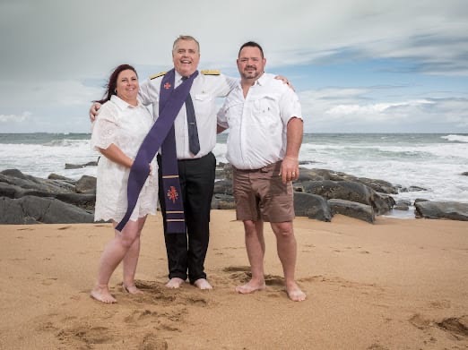 Wedding ceremony by Dr. Gerrit Rademeyer in Beaufort West