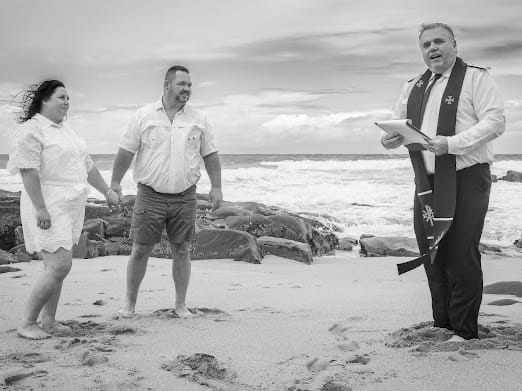Wedding ceremony by Dr. Gerrit Rademeyer in Beaufort West