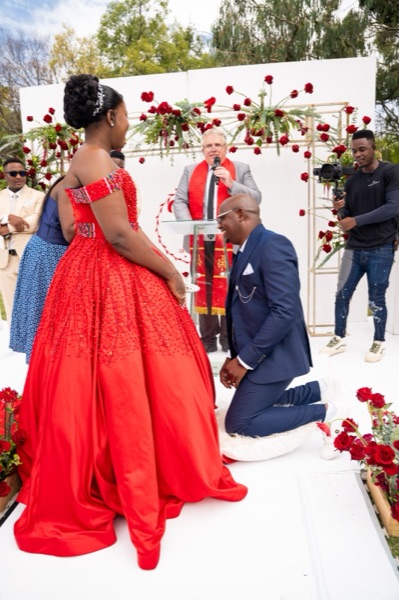 Wedding ceremony by Dr. Gerrit Rademeyer in Beaufort West