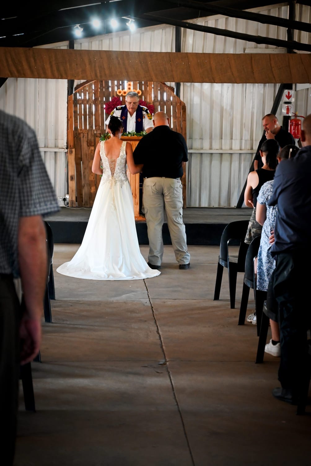 Wedding ceremony by Dr. Gerrit Rademeyer in Beaufort West