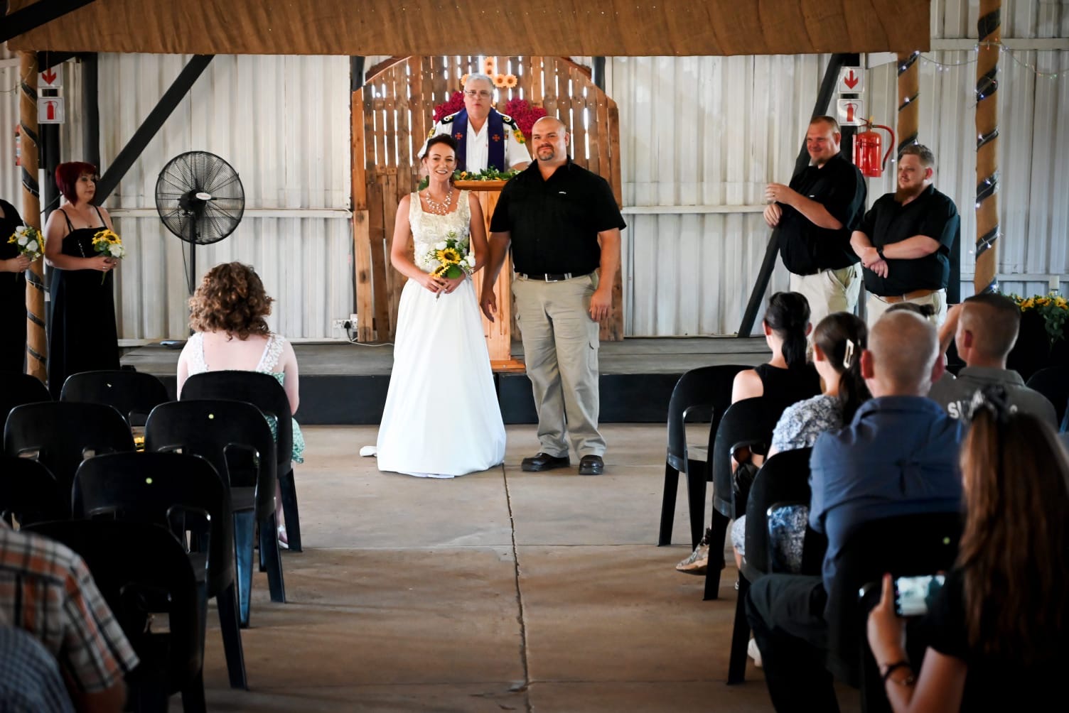Wedding ceremony by Dr. Gerrit Rademeyer in Beaufort West