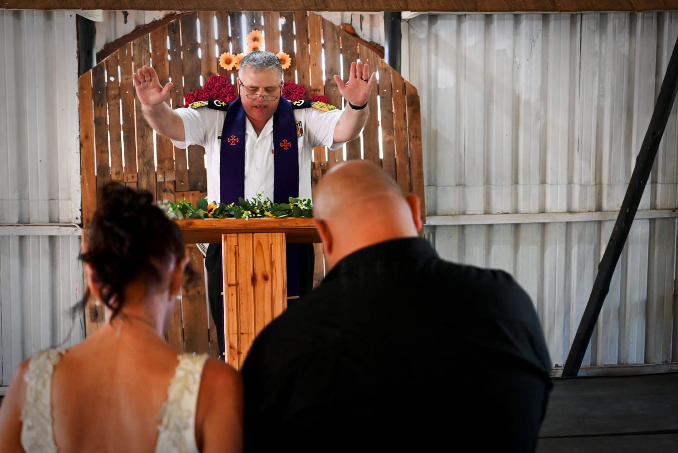 Wedding ceremony by Dr. Gerrit Rademeyer in Beaufort West